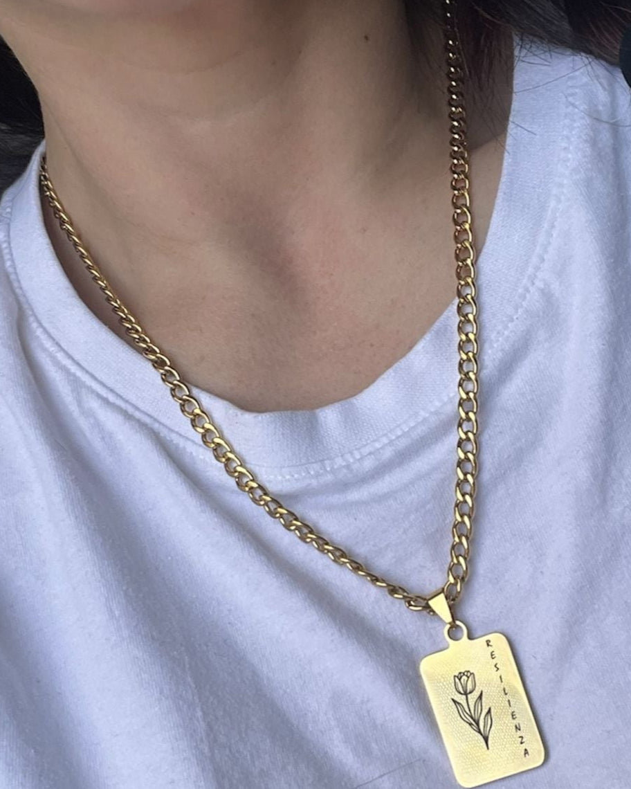 Collana Ciondolo Quadro