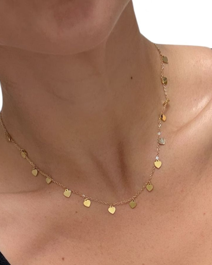 Collana Cuoricini