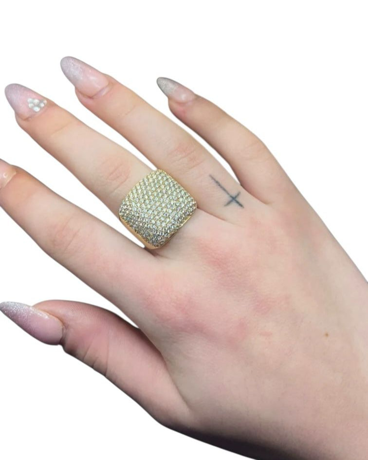Anello Fascia Quadrato