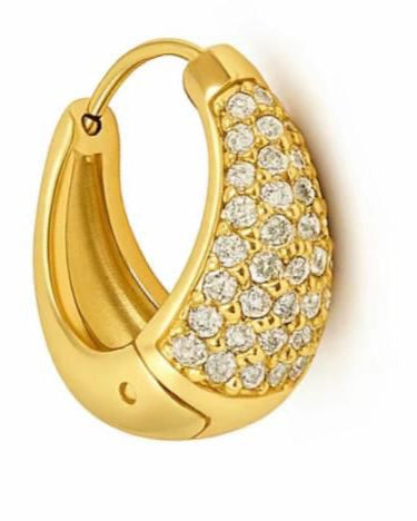 Orecchini Ciottoli Strass